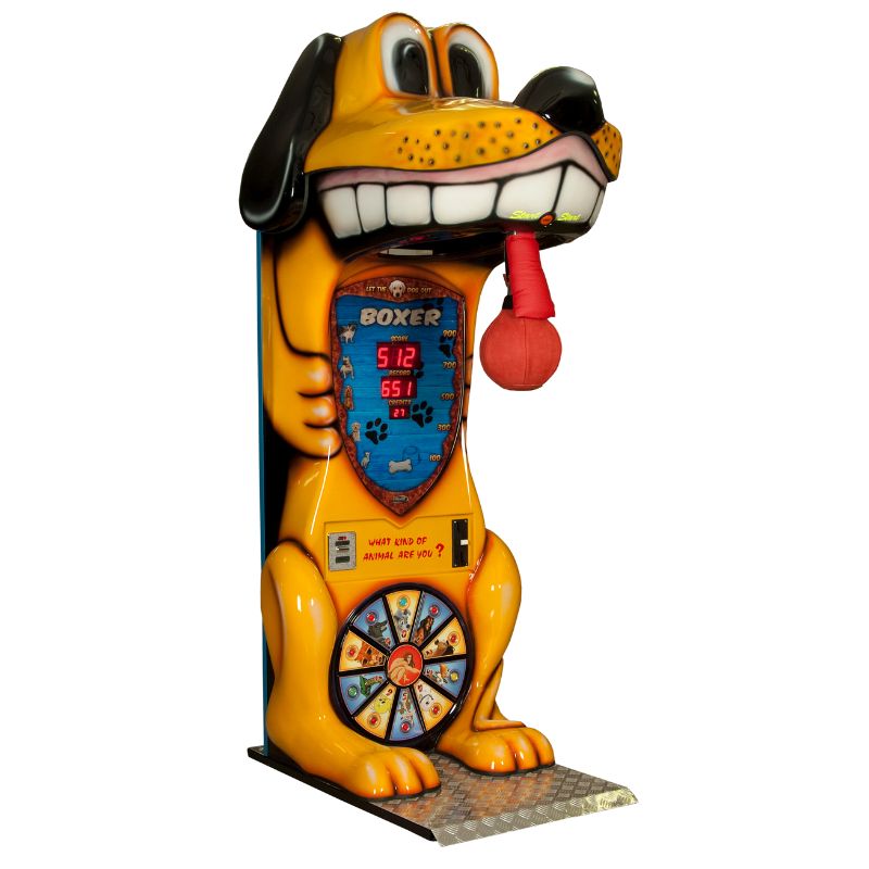 Kalkomat Boxer Dog Boxing Arcade Machine - Excel Leisure Games