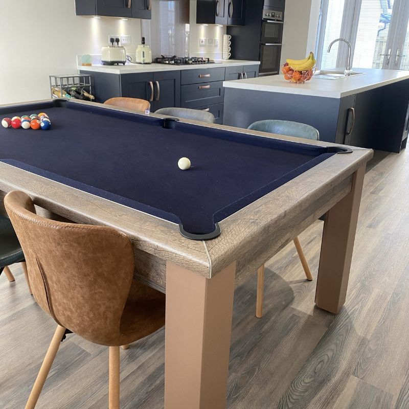 FMF Elixir Pool Dining Table Distressed Oak