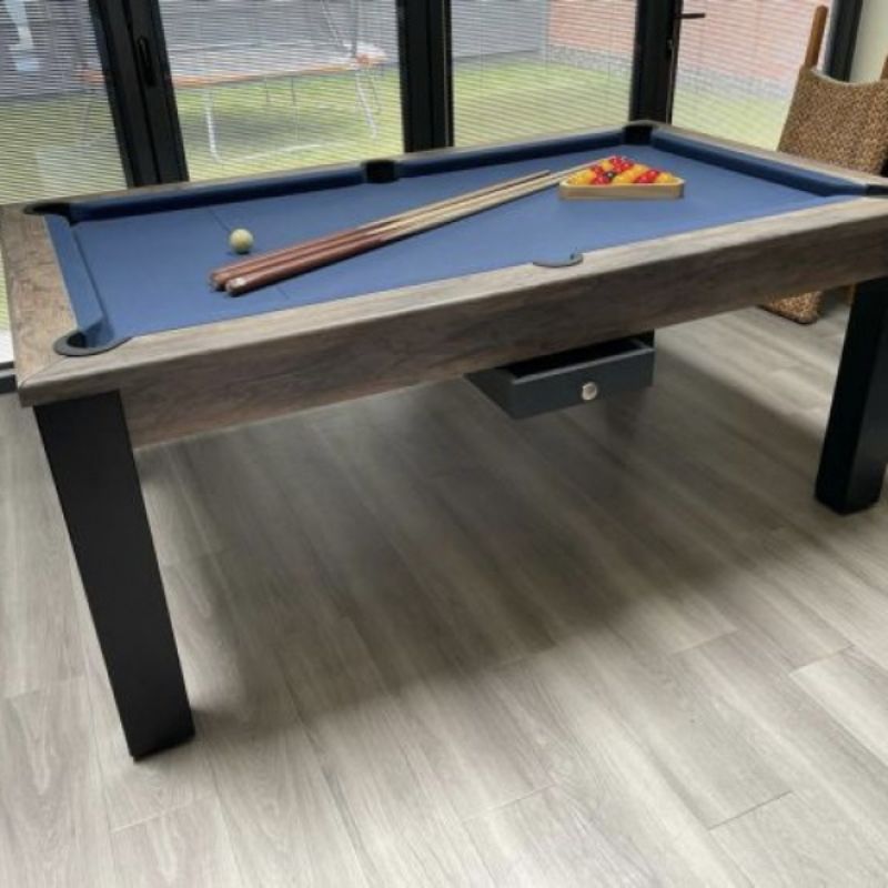 FMF Elixir Pool Dining Table Distressed Oak