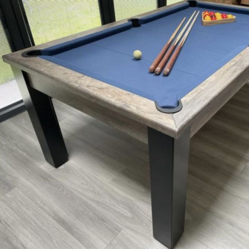 FMF Elixir Pool Dining Table Distressed Oak