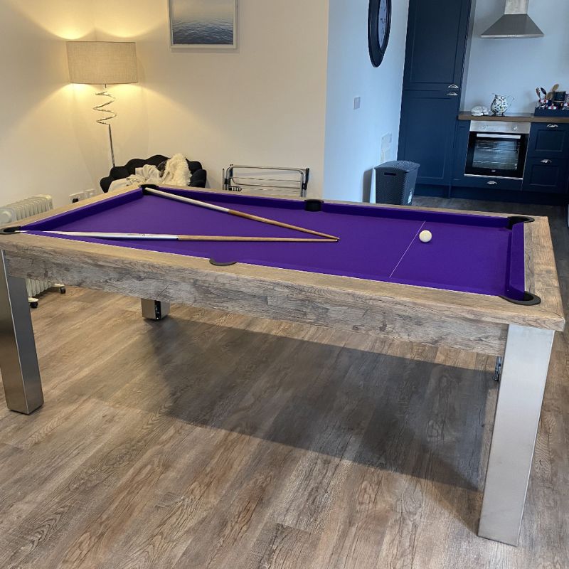 FMF Elixir Pool Dining Table Distressed Oak