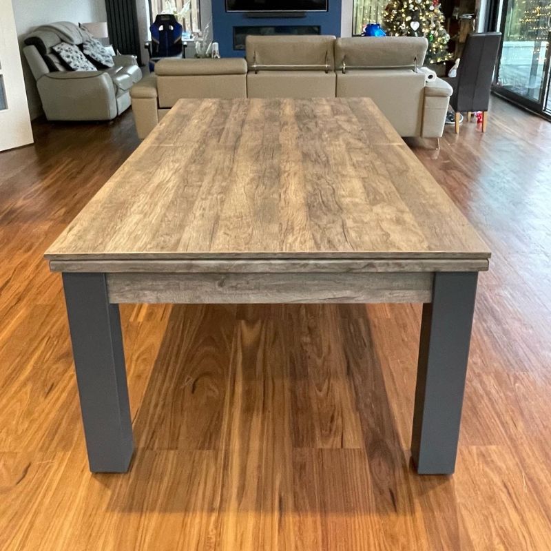 FMF Elixir Pool Dining Table Distressed Oak