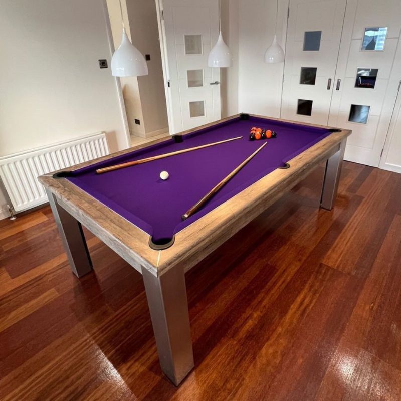 FMF Elixir Pool Dining Table Distressed Oak