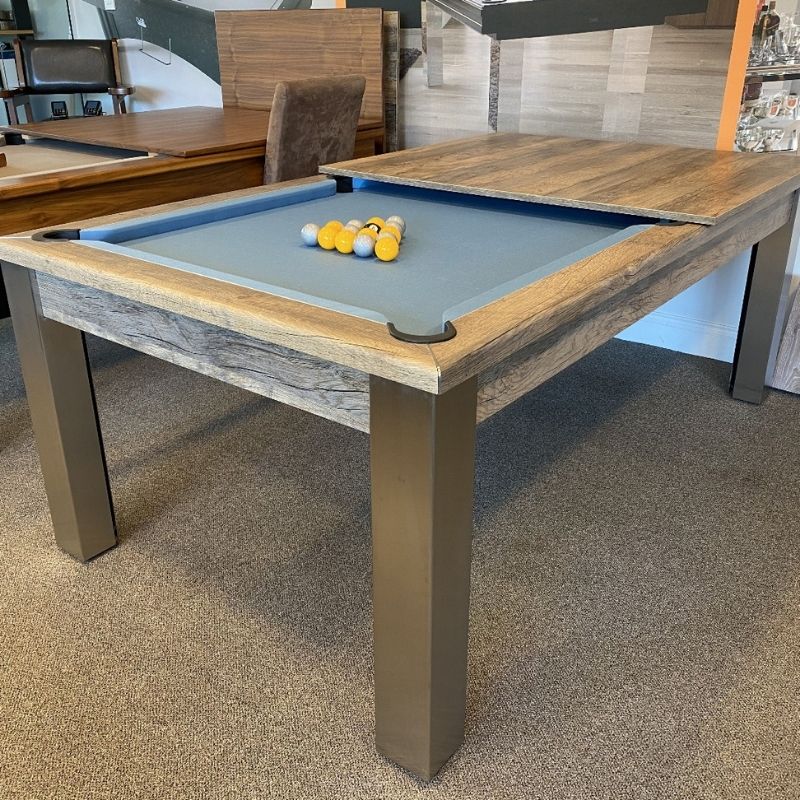 FMF Elixir Pool Dining Table Distressed Oak