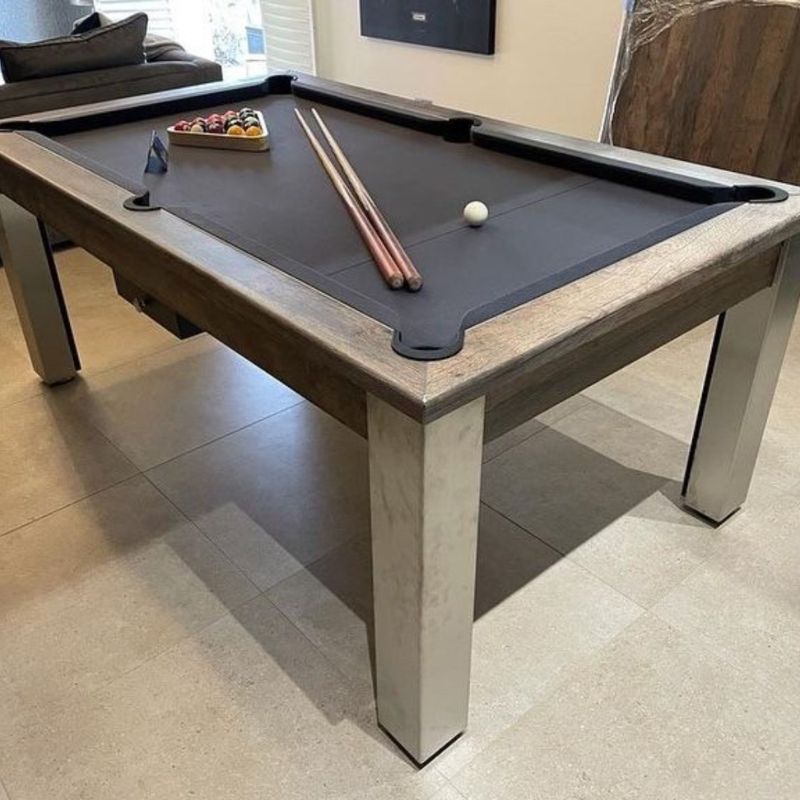 FMF Elixir Pool Dining Table Distressed Oak