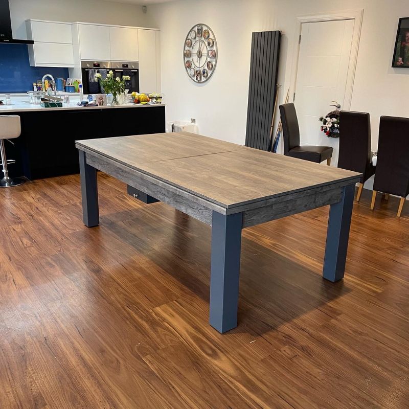 FMF Elixir Pool Dining Table Distressed Oak