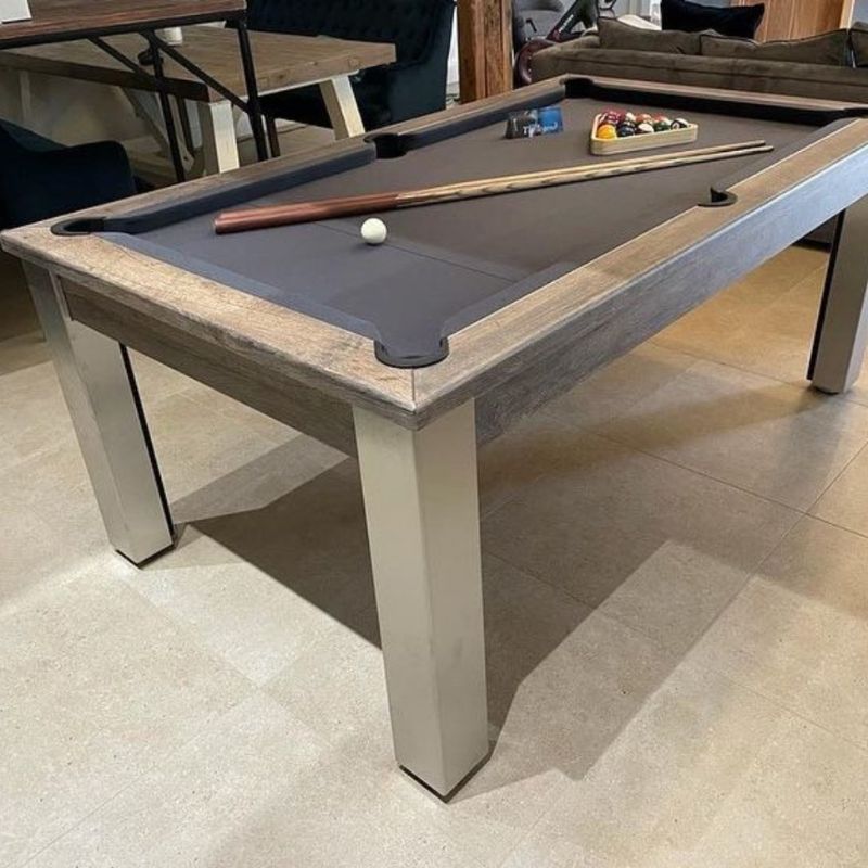 FMF Elixir Pool Dining Table Distressed Oak