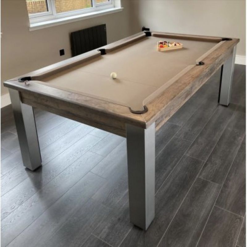 FMF Elixir Pool Dining Table Distressed Oak