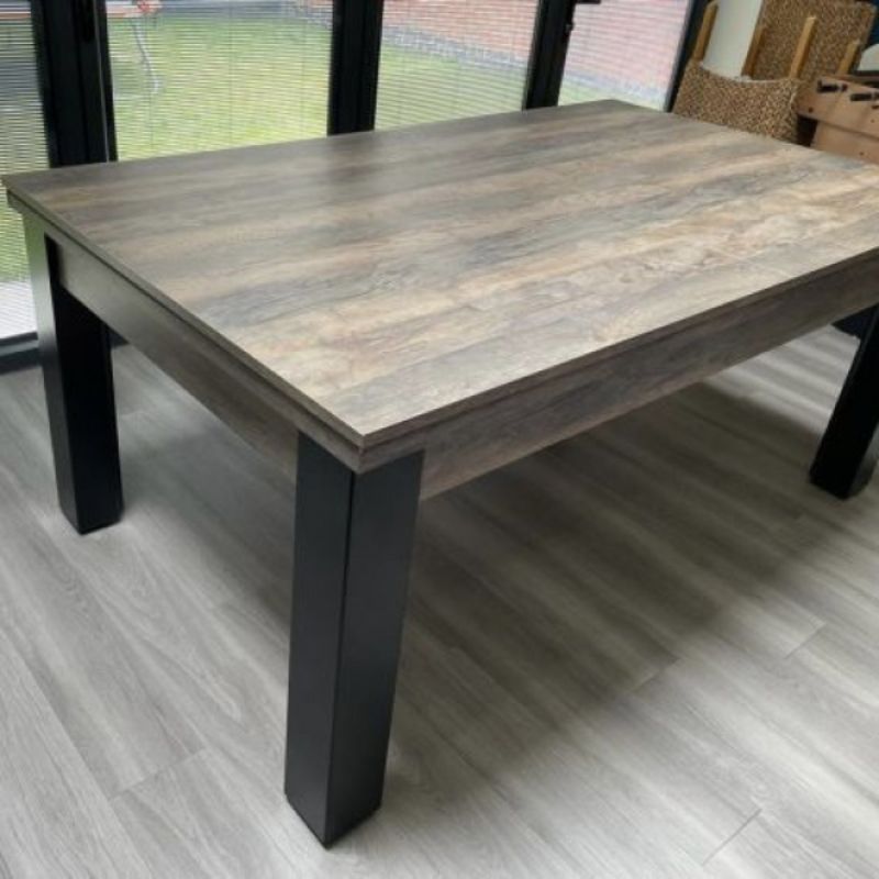 FMF Elixir Pool Dining Table Distressed Oak