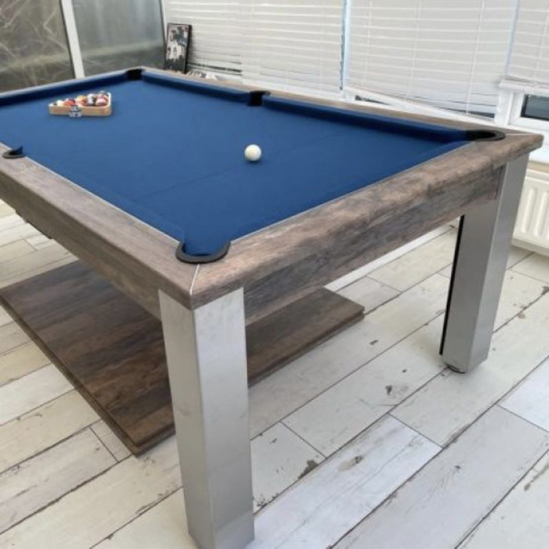 FMF Elixir Pool Dining Table Distressed Oak