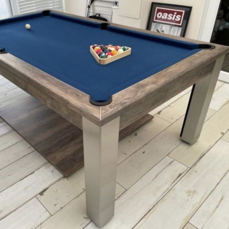 FMF Elixir Pool Dining Table Distressed Oak