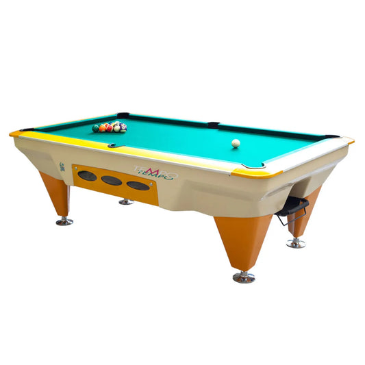 SAM Tempo Garden Outdoor Pool Table 7ft Coin Operated - Excel Leisure Games