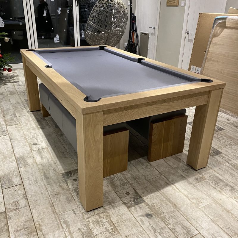 FMF Elixir Pool Dining Table Natural Oak - Excel Leisure Games