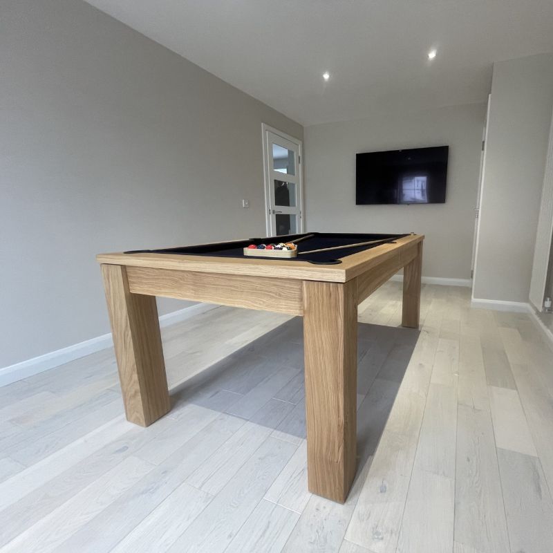FMF Elixir Pool Dining Table Natural Oak - Excel Leisure Games