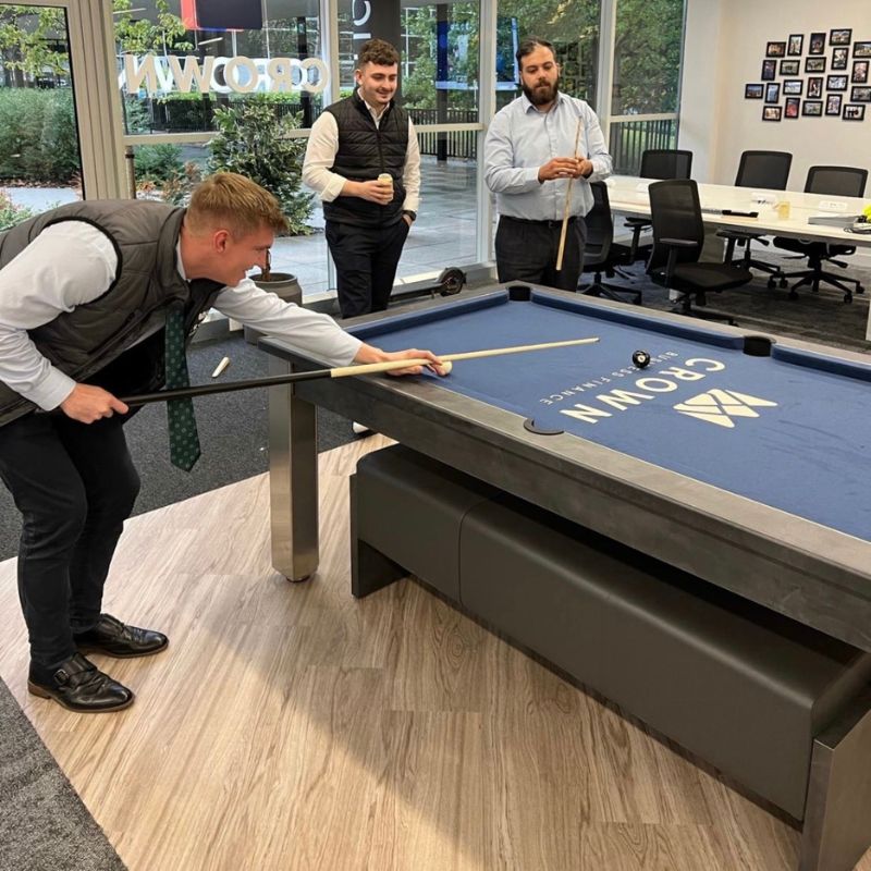 FMF Elixir Pool Dining Table Anthracite - Excel Leisure Games