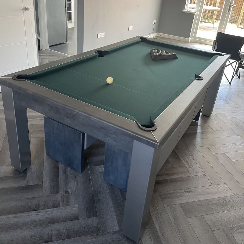 FMF Elixir Pool Dining Table Anthracite - Excel Leisure Games