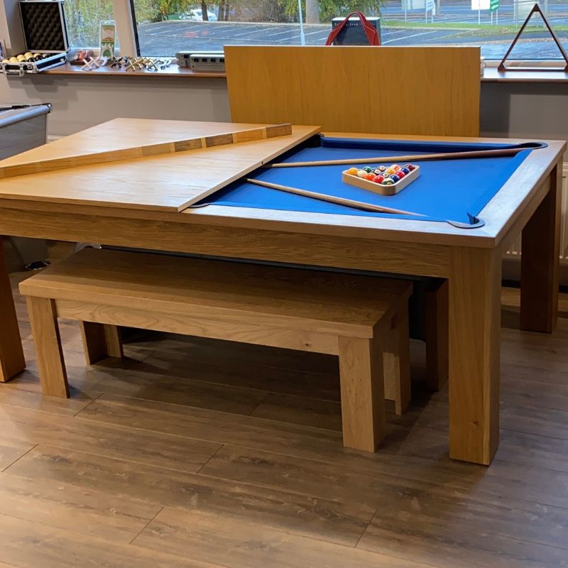 FMF Elixir Pool Dining Table Natural Oak - Excel Leisure Games