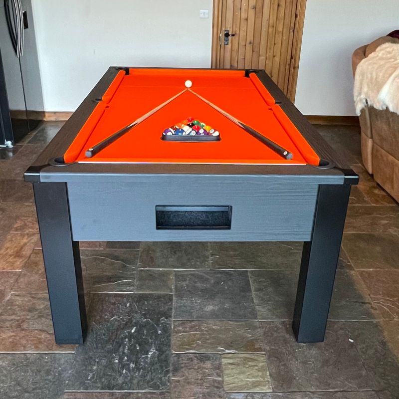 FMF Spirit Tournament Pool Table Black Stealth