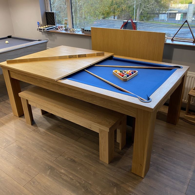 FMF Elixir Pool Dining Table Natural Oak - Excel Leisure Games