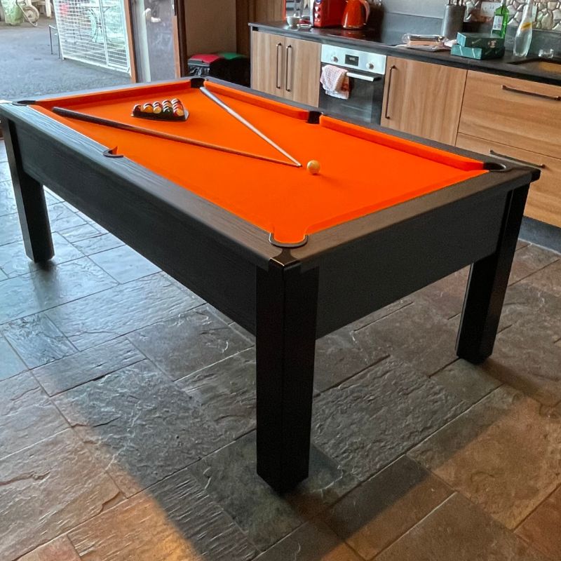 FMF Spirit Tournament Pool Table Black Stealth