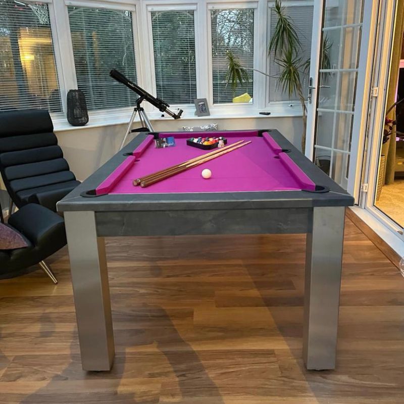 FMF Elixir Pool Dining Table Anthracite - Excel Leisure Games