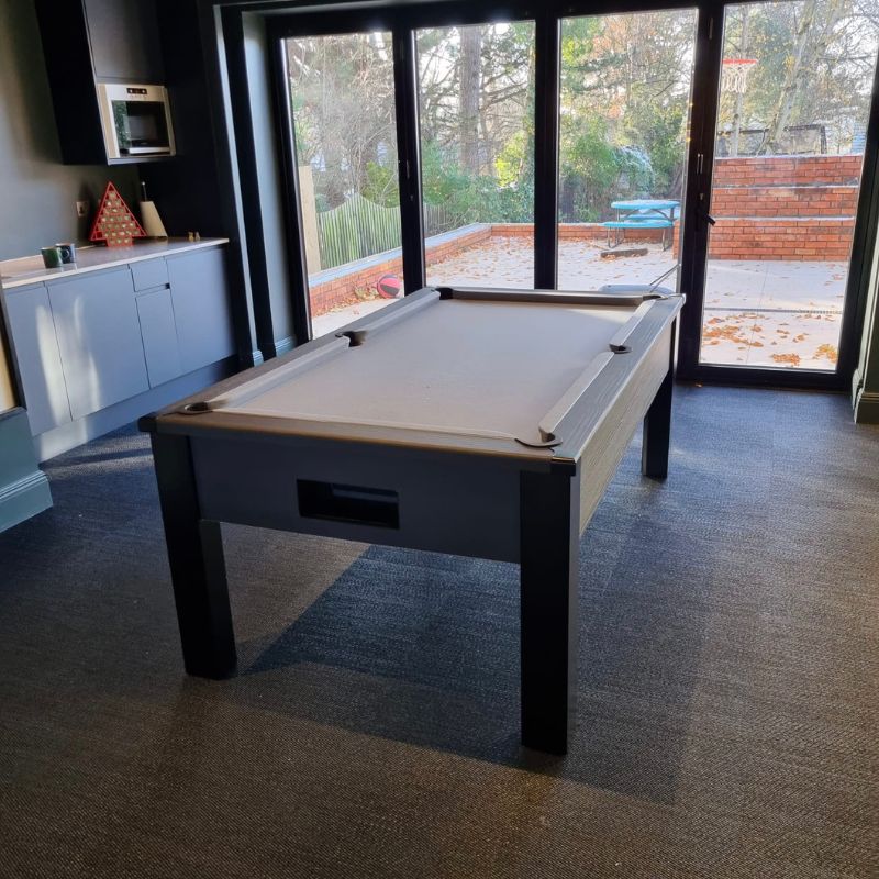 FMF Spirit Tournament Pool Table Black Stealth