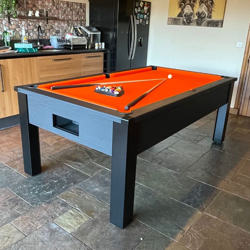 FMF Spirit Tournament Pool Table Black Stealth