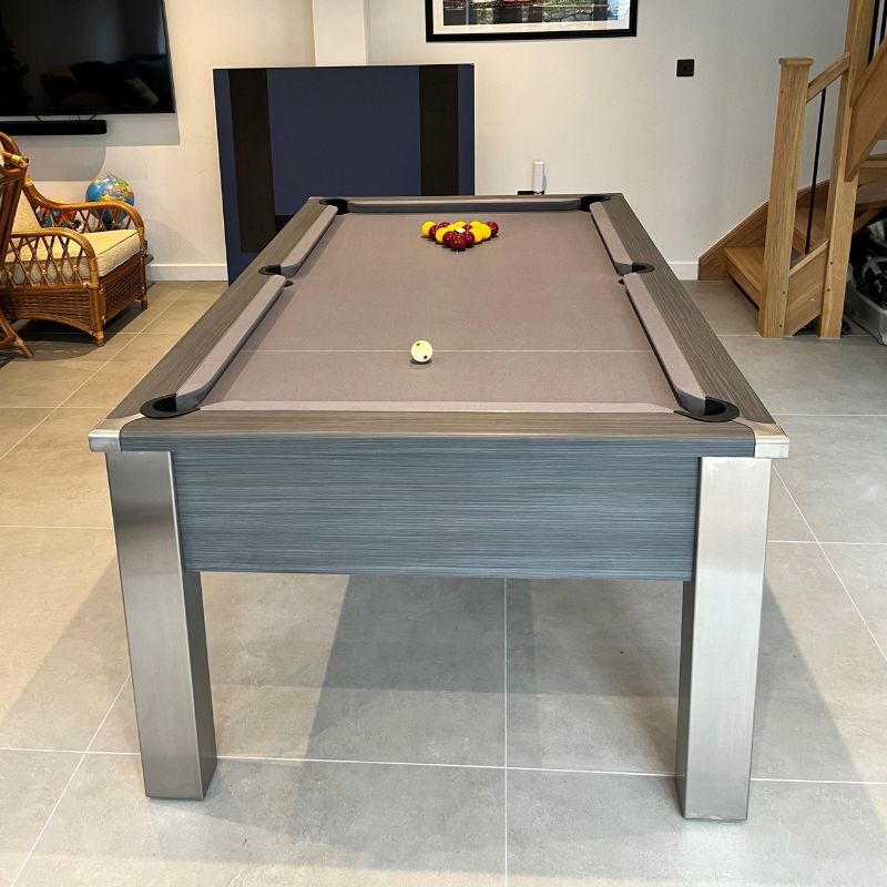 FMF Spirit Tournament Pool Table Metallic Graphite Grey