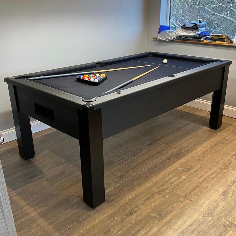 FMF Spirit Tournament Pool Table Black Stealth