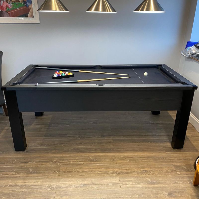 FMF Spirit Tournament Pool Table Black Stealth
