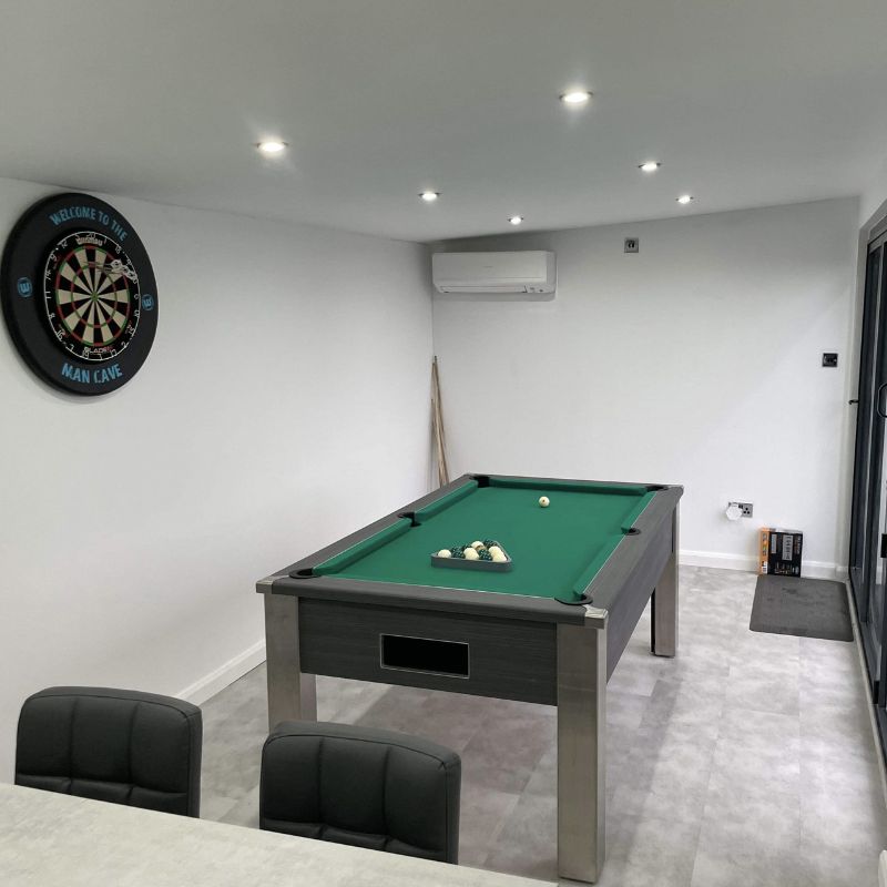 FMF Spirit Tournament Pool Table Metallic Graphite Grey