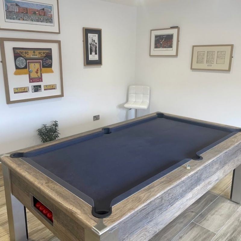 FMF Spirit Tournament Pool Table Distressed Oak
