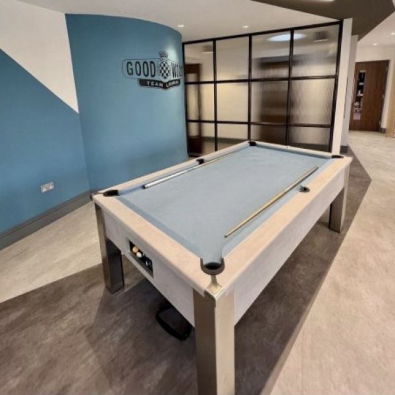 FMF Spirit Tournament Pool Table Chromix Silver