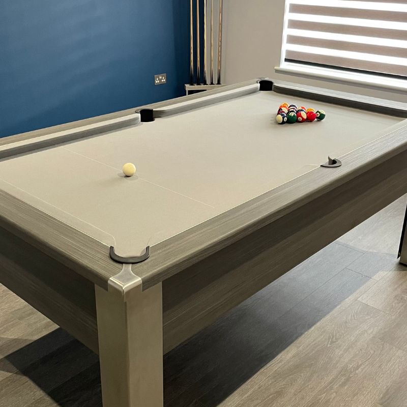 FMF Spirit Tournament Pool Table Metallic Graphite Grey