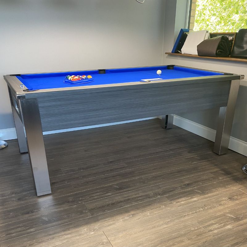 FMF Spirit Tournament Pool Table Metallic Graphite Grey