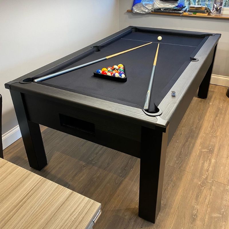 FMF Spirit Tournament Pool Table Black Stealth