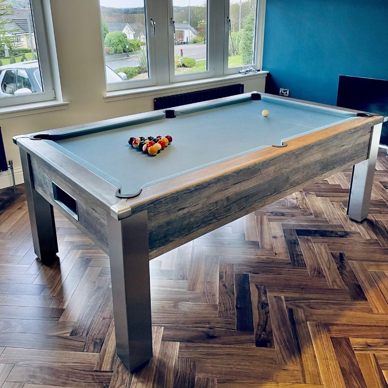 FMF Spirit Tournament Pool Table Distressed Oak