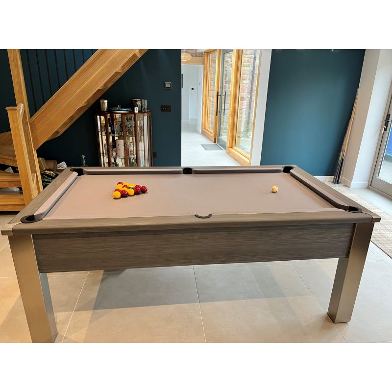 FMF Spirit Tournament Pool Table Metallic Graphite Grey