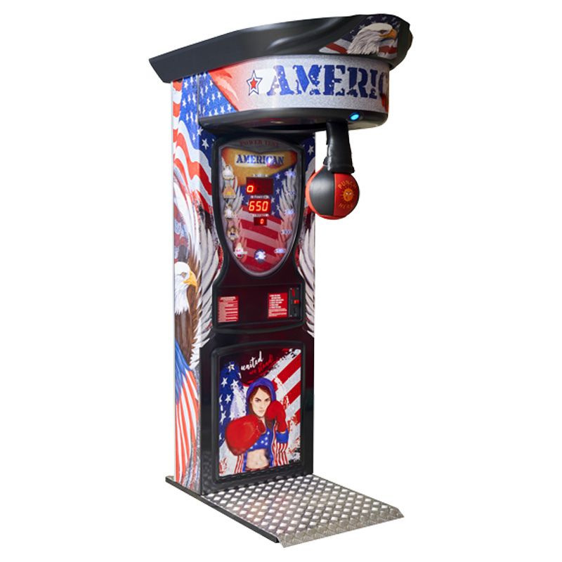 Kalkomat American Boxer Boxing Arcade Machine - Excel Leisure Games