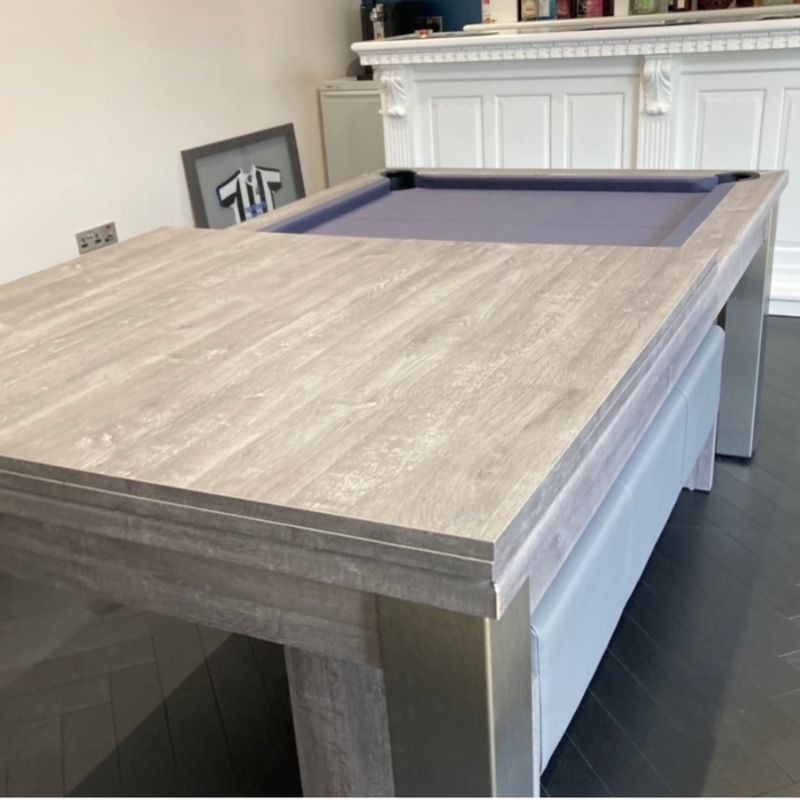 FMF Elixir Pool Dining Table River Oak