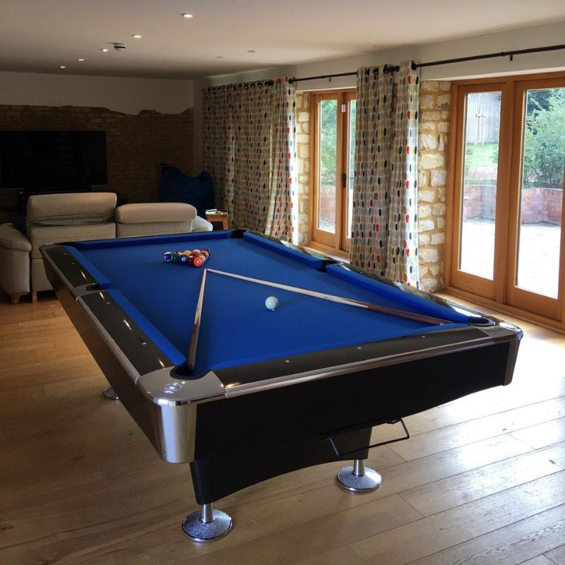 Buffalo Pro II American Pool Table Gloss Black
