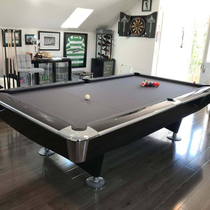 Buffalo Pro II American Pool Table Gloss Black