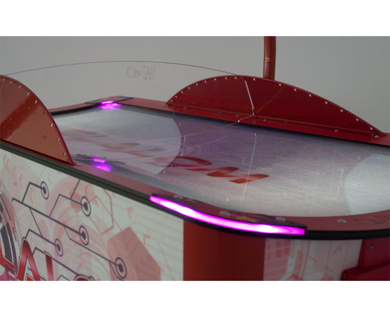 SAM Slalom Evo II Curved Bed Air Hockey Table 8ft - Excel Leisure Games