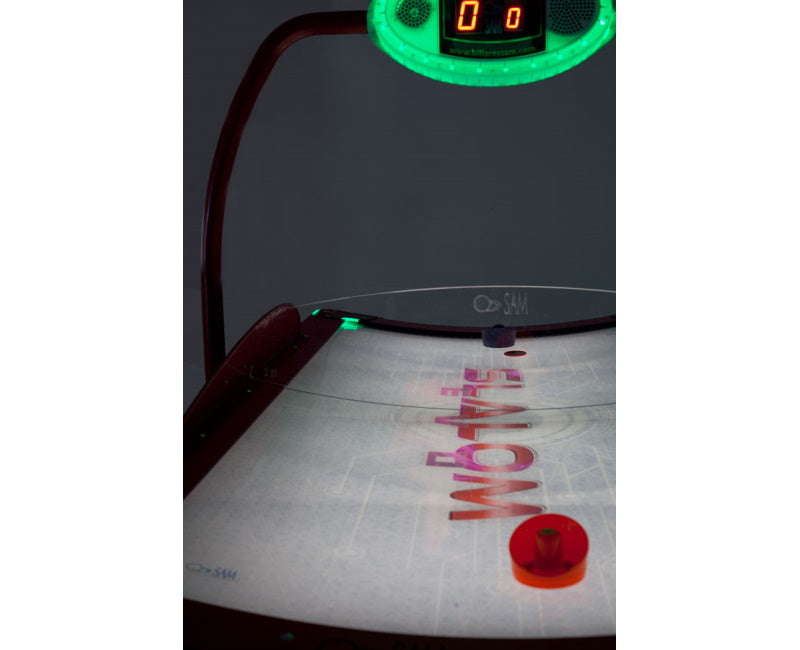 SAM Slalom Evo II Curved Bed Air Hockey Table 8ft - Excel Leisure Games