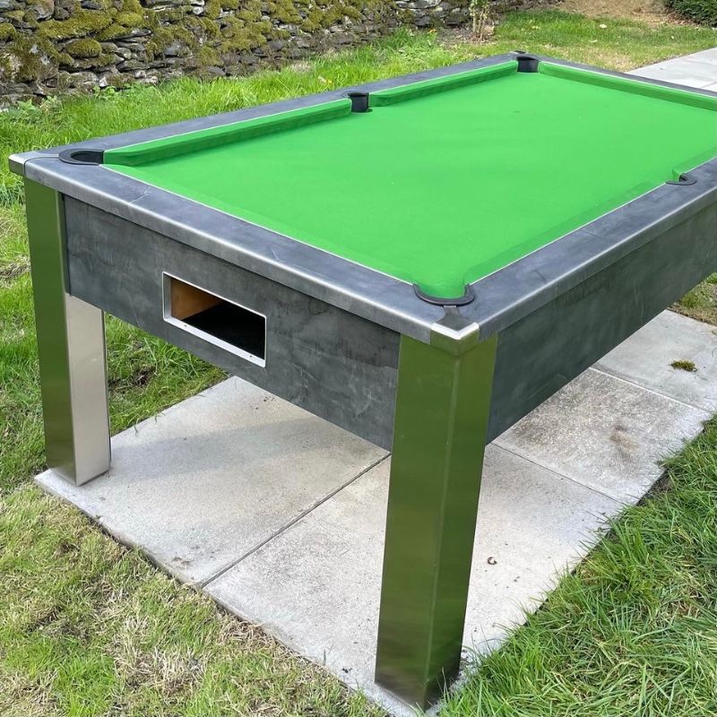 FMF Spirit Tournament Outdoor Slate Pool Table - Excel Leisure Games