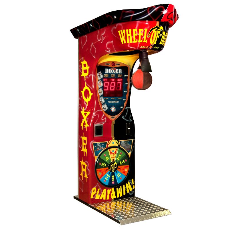 Kalkomat Wheel of Boxing Boxer Arcade Machine - Excel Leisure Games