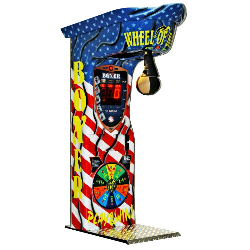 Kalkomat Wheel of Boxing Boxer Arcade Machine - Excel Leisure Games
