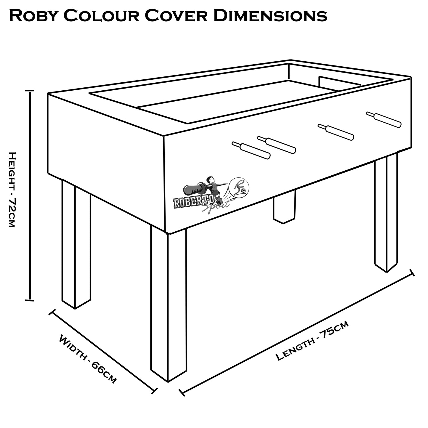 Roberto Sport Roby Colour Cover Football Table