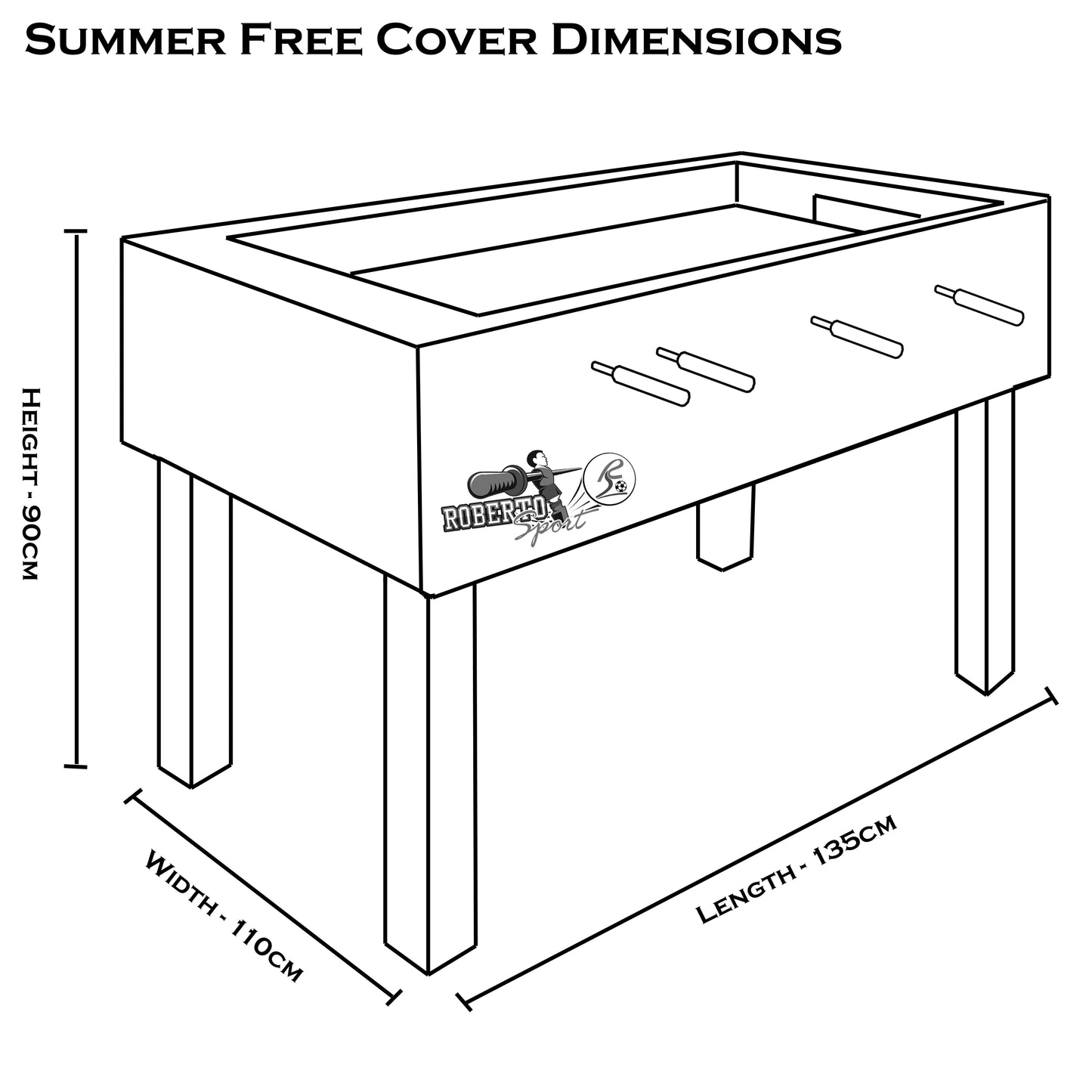 Roberto Sport Summer Free Cover Football Table