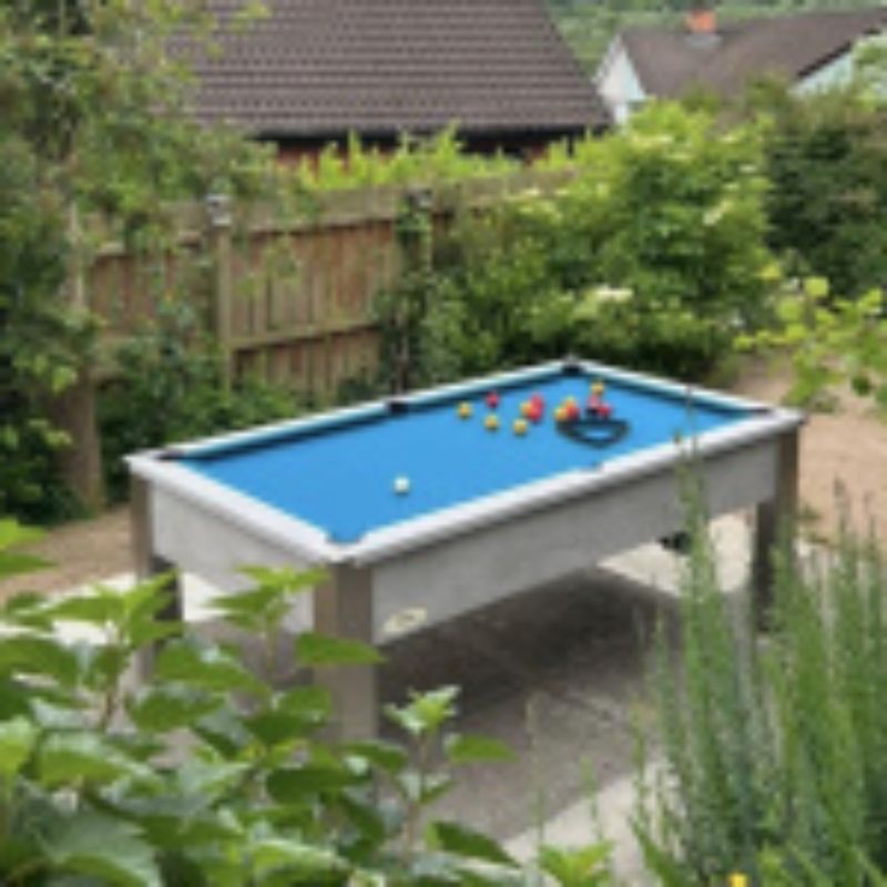 FMF Spirit Tournament Outdoor Slate Pool Table - Excel Leisure Games